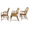 Bamboo and Wicker Sofa and Armchairs, 1960s, Set of 3, Image 3