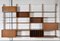 Mid-Century Danish Modular Teak 4-Bay Royal System Wall Unit Shelving Bar by Poul Cadovius, Set of 20 1