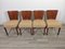 Art Deco Dining Chairs by Jindrich Halabala, 1940s, Set of 4 1