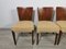 Art Deco Dining Chairs by Jindrich Halabala, 1940s, Set of 4 12