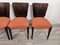 Art Deco Dining Chairs by Jindrich Halabala, 1940s, Set of 4 7