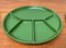 Grüne Mid-Century Space Age Teller oder Schalen aus Keramik von Gerz Keramik, 1960er, 3er Set 5
