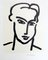 Henri Matisse, Large Head of Katia, Lithograph on Thick Paper, 1920s, Image 1