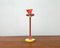 Vintage Postmodern Konfetti Metal and Wood Candleholder by Anna Efverlund for Ikea, 1980s 1