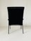 Black Velvet Armchair, 1960s 4