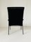Black Velvet Armchair, 1960s, Image 4