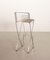 Kreuzschwinger Bar Stools in Chromed Steel by Till Behrens for Schlubach, Germany, 1980s, Set of 3 7