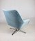 Light Blue Swivel Chair attributed to Veb Metallwaren Naumburg, 1980s, Image 4