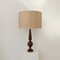 Mid-Century Wood Table Lamp, Italy, 1970s, Image 3