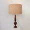 Mid-Century Wood Table Lamp, Italy, 1970s, Image 2
