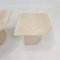 Italian Travertine Coffee or Side Tables, 1980s, Set of 3 18