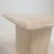 Tables Basses ou d'Appoint en Travertin, Italie, 1980s, Set de 3 23