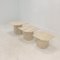 Italian Travertine Coffee or Side Tables, 1980s, Set of 3 9