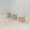 Italian Travertine Coffee or Side Tables, 1980s, Set of 3, Image 10