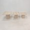 Italian Travertine Coffee or Side Tables, 1980s, Set of 3 12