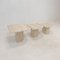 Italian Travertine Coffee or Side Tables, 1980s, Set of 3, Image 8