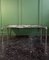 Tubular Chrome Coffee Table with Embossed Floral Patterned Top, 1970s, Image 1