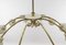 Mid-Century Modern Glass Sputnik Ceiling Lamp in the Style of Arteluce, 1950s, Image 11