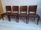 Art Deco Chairs, 1940, Set of 4 1