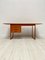 Mid-Century Teak Writing Desk with Extendable Tabletop, 1960s 2