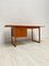 Mid-Century Teak Writing Desk with Extendable Tabletop, 1960s 3
