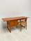 Mid-Century Teak Writing Desk with Extendable Tabletop, 1960s 13