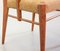 Niederländische Holzleiter Sessel mit Bouclé Bezug von Cees Braakman, Niederlande, 1950er, 2er Set 18