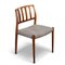 Model 83 Dining Chairs in Rosewood by Niels O. Moller, 1960s, Set of 5, Image 15
