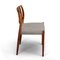 Model 83 Dining Chairs in Rosewood by Niels O. Moller, 1960s, Set of 5, Image 14