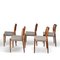 Model 83 Dining Chairs in Rosewood by Niels O. Moller, 1960s, Set of 5, Image 2
