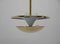 Brass Bauhaus Chandelier attributed to Franta Anyz, 1920s 5