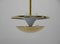 Lámpara de araña Bauhaus de latón atribuida a Franta Anyz, años 20, Imagen 5