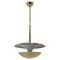Brass Bauhaus Chandelier attributed to Franta Anyz, 1920s, Image 1