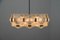 Brutalist Glass Chandelier attributed to Kamenicky Senov, 1970s 8