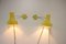 Wall Lamps attributed to Josef Hurka for Napako, 1960s, Set of 2 11