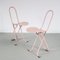 Pink Folding Chair by Gastone Rinaldi for Thema, Italy, 1970s 1