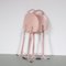 Pink Folding Chair by Gastone Rinaldi for Thema, Italy, 1970s 6