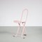 Pink Folding Chair by Gastone Rinaldi for Thema, Italy, 1970s 3