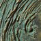 Maniglia Wave Relief e portachiavi in bronzo, anni '70, Immagine 3