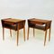 Schwedische Mid-Century Nachttische aus Teak, 1950er, 2er Set 5