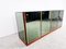 Sideboard aus Messing & Spiegelglas von Renato Zevi, 1970er 9