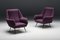 Fauteuils d'Ameublement Violets attribués à Ico & Luisa Parisi, 1950s, Set de 2 2