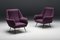 Purple Upholstery Easy Chairs attributed to Ico & Luisa Parisi, 1950s, Set of 2 2