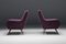 Purple Upholstery Easy Chairs attributed to Ico & Luisa Parisi, 1950s, Set of 2 6