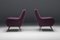 Purple Upholstery Easy Chairs attributed to Ico & Luisa Parisi, 1950s, Set of 2, Image 6