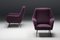 Purple Upholstery Easy Chairs attributed to Ico & Luisa Parisi, 1950s, Set of 2 4