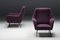 Purple Upholstery Easy Chairs attributed to Ico & Luisa Parisi, 1950s, Set of 2, Image 4
