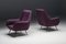 Purple Upholstery Easy Chairs attributed to Ico & Luisa Parisi, 1950s, Set of 2 5