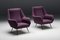 Purple Upholstery Easy Chairs attributed to Ico & Luisa Parisi, 1950s, Set of 2, Image 3