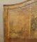 Antique Edwardian Leather Clad & Embossed Fire Screen with Map Decoration, 1900 3